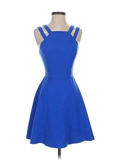 Pre-owned French Connection Cocktail Dress In Blue