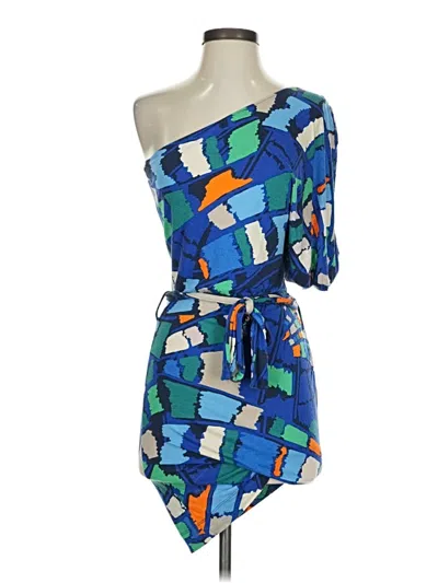 Pre-owned French Connection Cocktail Dress In Blue