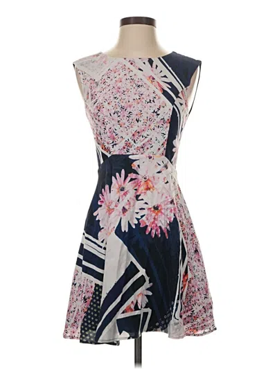 Pre-owned French Connection Cocktail Dress In Blue