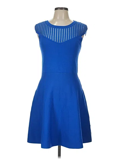 Pre-owned French Connection Cocktail Dress In Blue