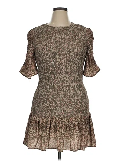 Pre-owned French Connection Cocktail Dress In Brown