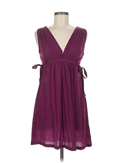 Pre-owned French Connection Cocktail Dress In Burgundy
