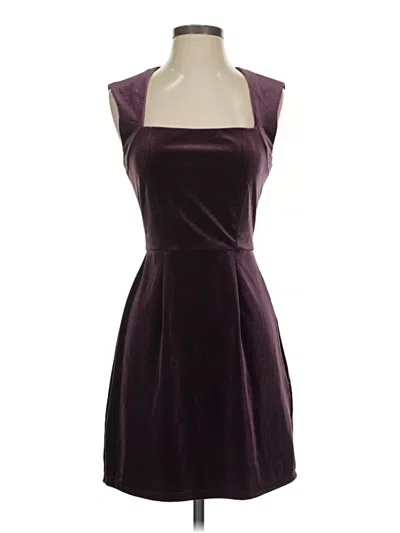 Pre-owned French Connection Cocktail Dress In Burgundy