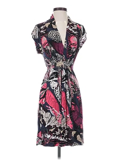 Pre-owned French Connection Cocktail Dress In Burgundy