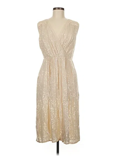 Pre-owned French Connection Cocktail Dress In Gold