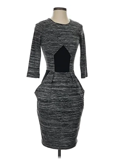 Pre-owned French Connection Cocktail Dress In Gray