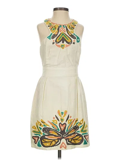 Pre-owned French Connection Cocktail Dress In Ivory