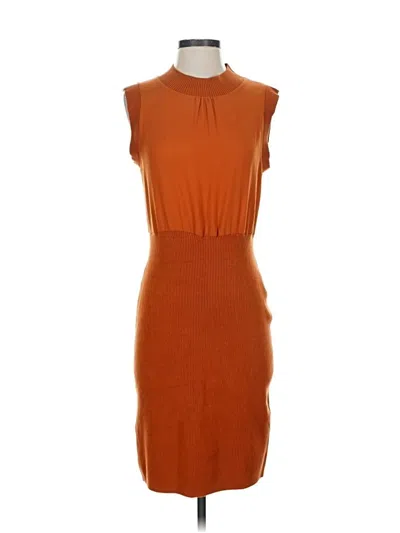 Pre-owned French Connection Cocktail Dress In Orange
