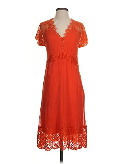 Pre-owned French Connection Cocktail Dress In Orange