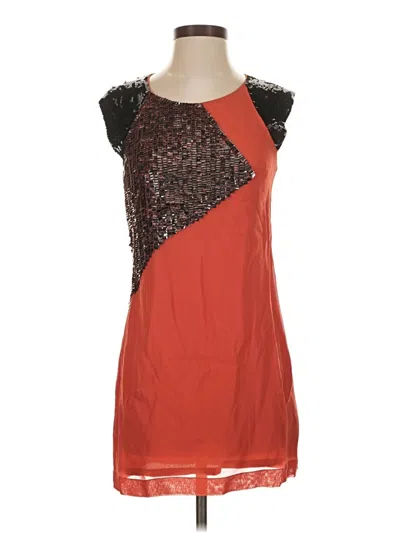 Pre-owned French Connection Cocktail Dress In Orange