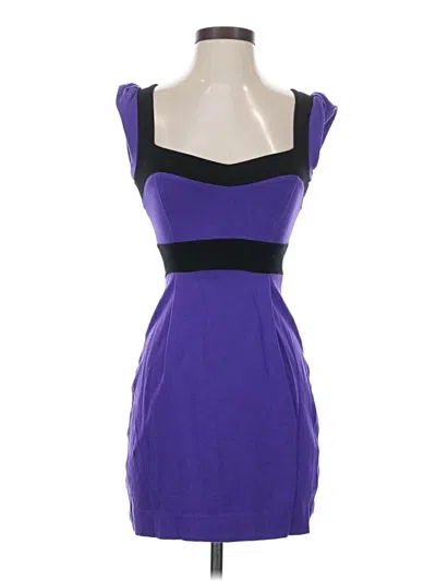 Pre-owned French Connection Cocktail Dress In Purple