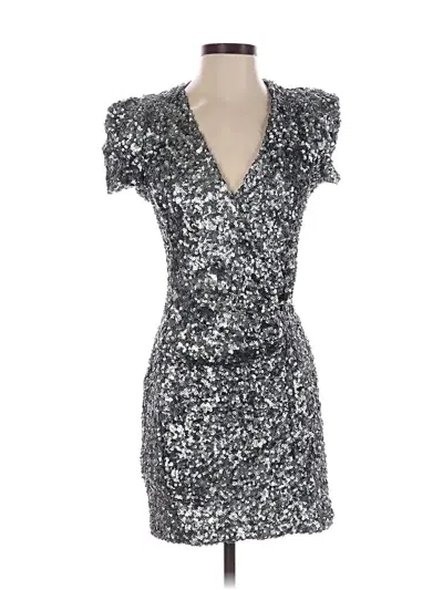Pre-owned French Connection Cocktail Dress In Silver