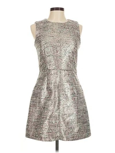 Pre-owned French Connection Cocktail Dress In Silver