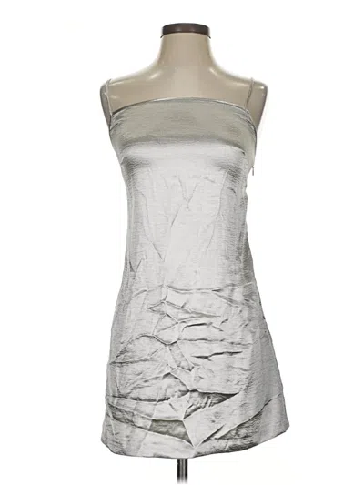 Pre-owned French Connection Cocktail Dress In Silver