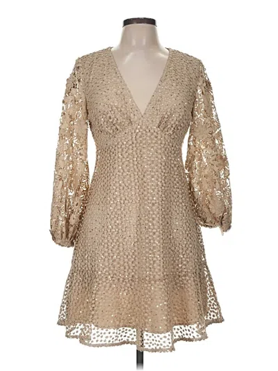 Pre-owned French Connection Cocktail Dress In Tan