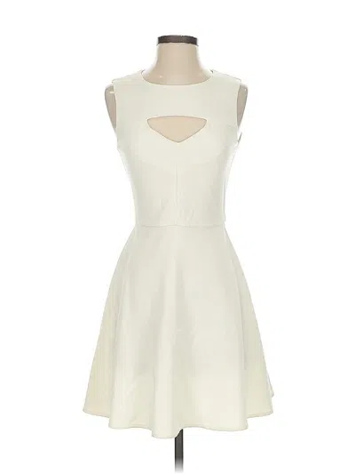 Pre-owned French Connection Cocktail Dress In White