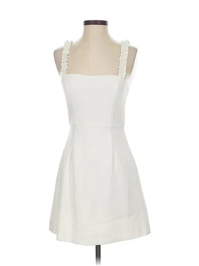 Pre-owned French Connection Cocktail Dress In White