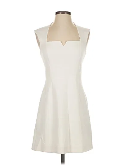 Pre-owned French Connection Cocktail Dress In White