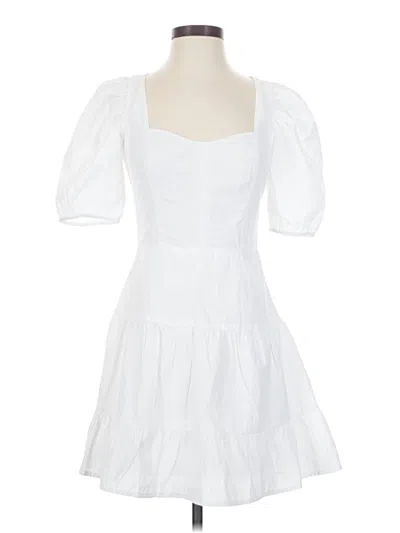 Pre-owned French Connection Cocktail Dress In White