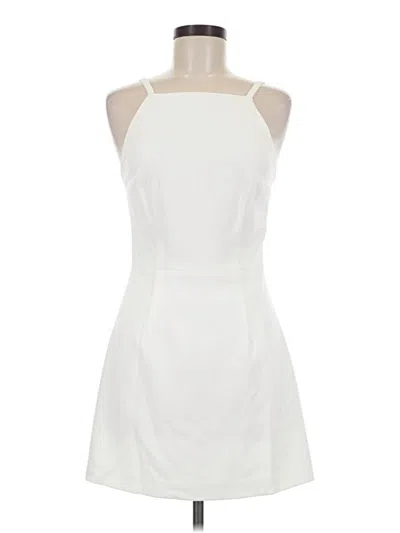 Pre-owned French Connection Cocktail Dress In White