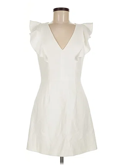Pre-owned French Connection Cocktail Dress In White