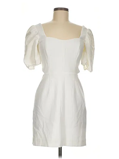 Pre-owned French Connection Cocktail Dress In White