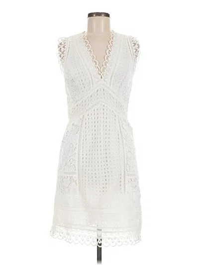 Pre-owned French Connection Cocktail Dress In White