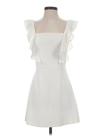 Pre-owned French Connection Cocktail Dress In White