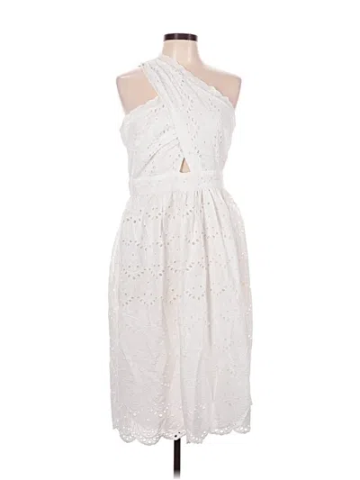Pre-owned French Connection Cocktail Dress In White