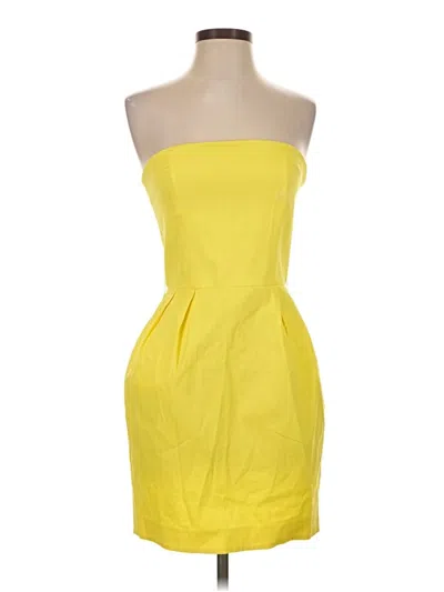 Pre-owned French Connection Cocktail Dress In Yellow