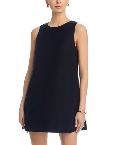 French Connection Cooper Linen Sleeveless Mini Dress In Black