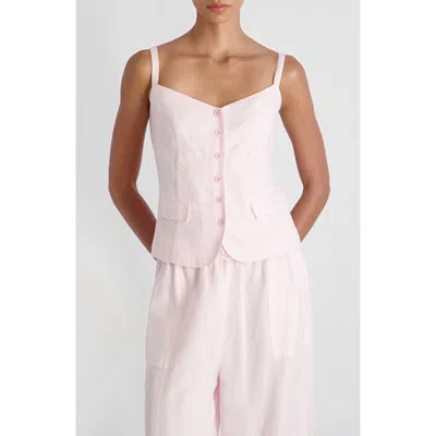 French Connection Cooper Tailored Camisole In Pink