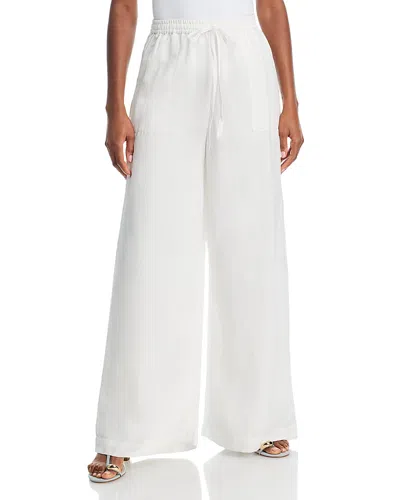 French Connection Cooper Wide Leg Pants In White