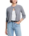 French Connection Cosysoft Fitted Cardigan In Gray
