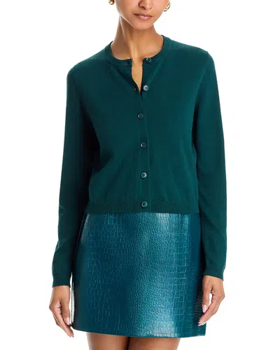 French Connection Cosysoft Fitted Cardigan In Green