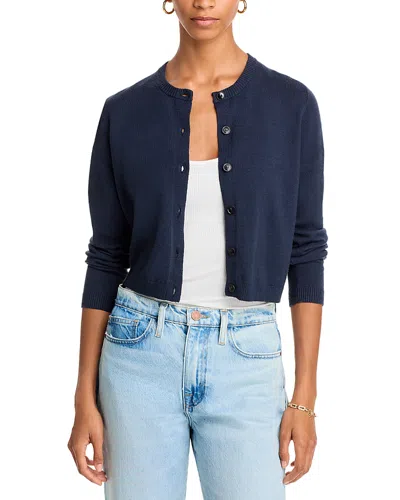 French Connection Cosysoft Fitted Cardigan In Marine