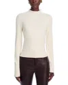 French Connection Women's Babysoft Highneck Sweater In Oatmeal Melange