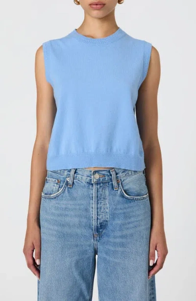 French Connection Cosysoft Sleeveless Sweater In Blue
