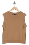 French Connection Cosysoft Sleeveless Sweater In Nude