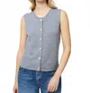 French Connection Cosysoft Sweater Vest In Grey In Gray