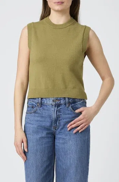 French Connection Cosysoft Sweater Vest In Green