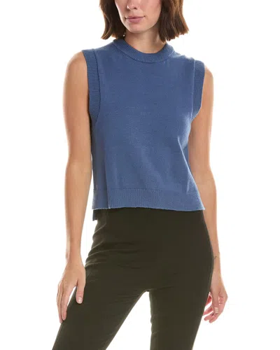 French Connection Cosysoft Vest In Blue