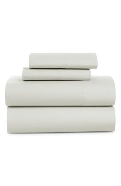 French Connection Cotton Percale 4-piece Bed Sheet Set In Harbor Mist