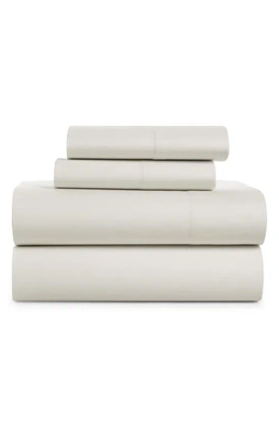 French Connection Cotton Percale 4-piece Bed Sheet Set In Neutral