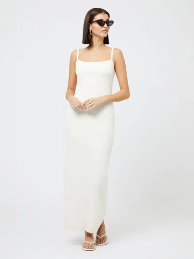 French Connection Cotton Pointelle Maxi Dress  Dresses In Cream
