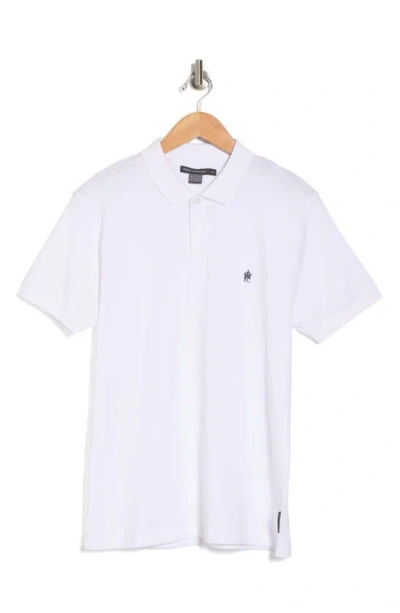 French Connection Cotton Polo In White