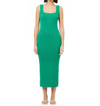French Connection Cotton Square-neck Dress In Mozza