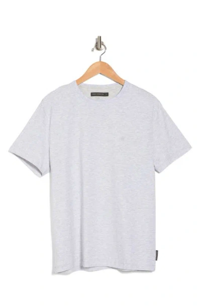 French Connection Cotton T-shirt In Ecru Melange