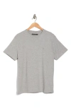 French Connection Cotton T-shirt In Light Grey Melange
