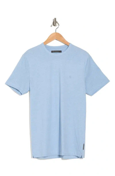 French Connection Cotton T-shirt In Sky Melange